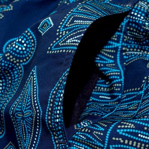 Short de bain Homme Printed Leisure 40 cm bleu/aqua