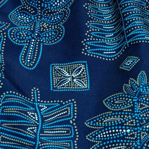 Short de bain Homme Printed Leisure 40 cm bleu/aqua