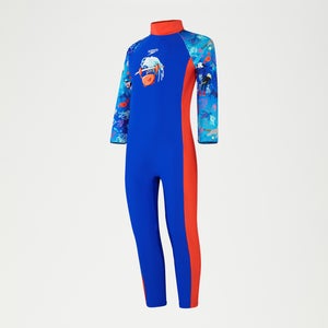 Infant Boys' Printed All In One Sunsuit Blue