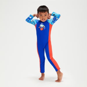 Infant Boys' Printed All In One Sunsuit Blue