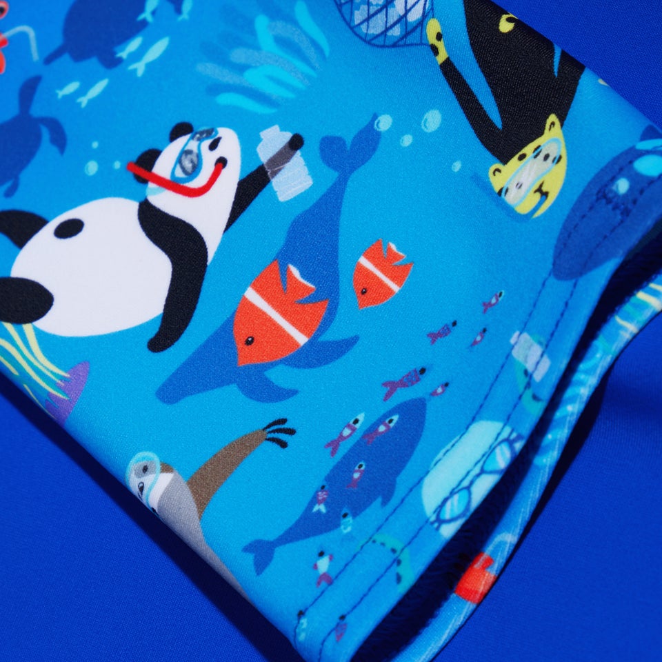 Infant Boys' Printed All In One Sunsuit Blue