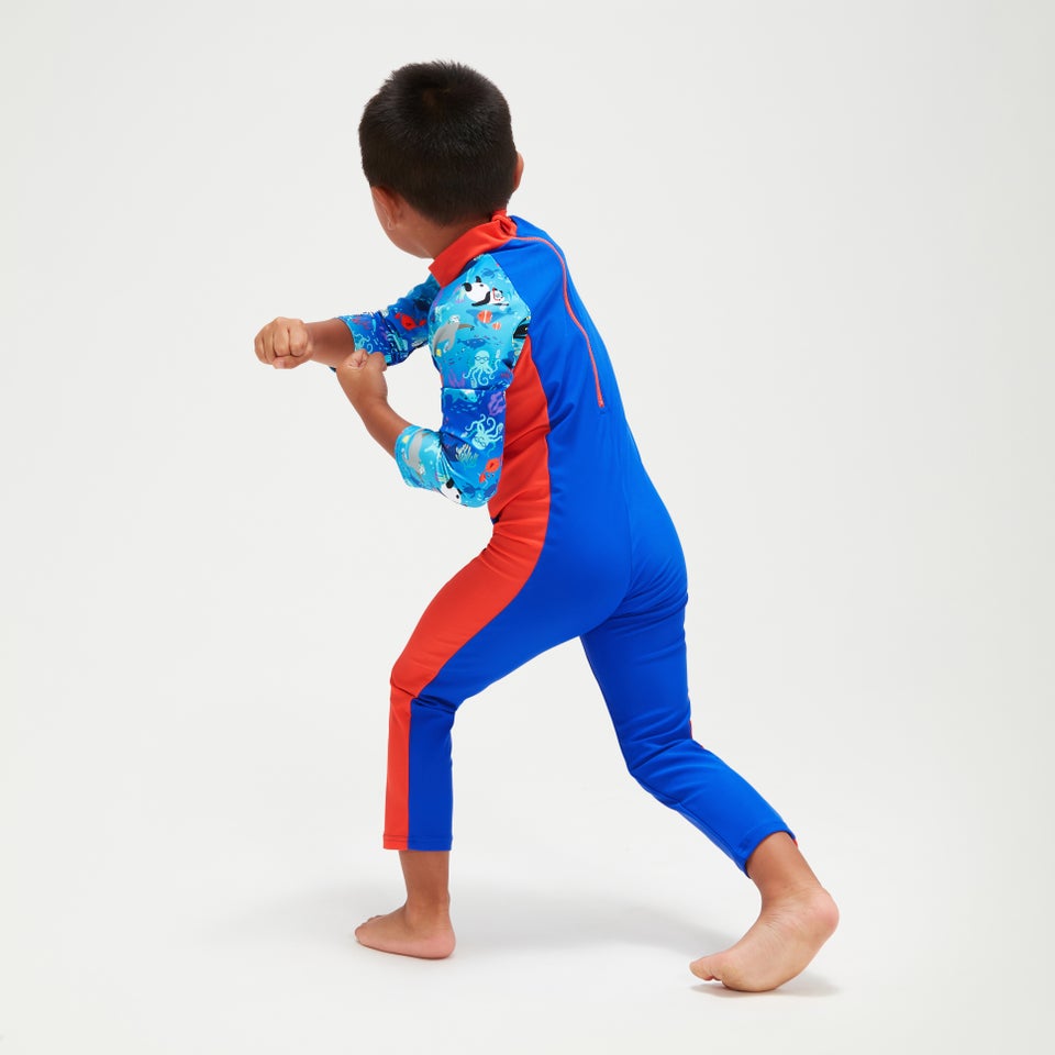 Infant Boys' Printed All In One Sunsuit Blue