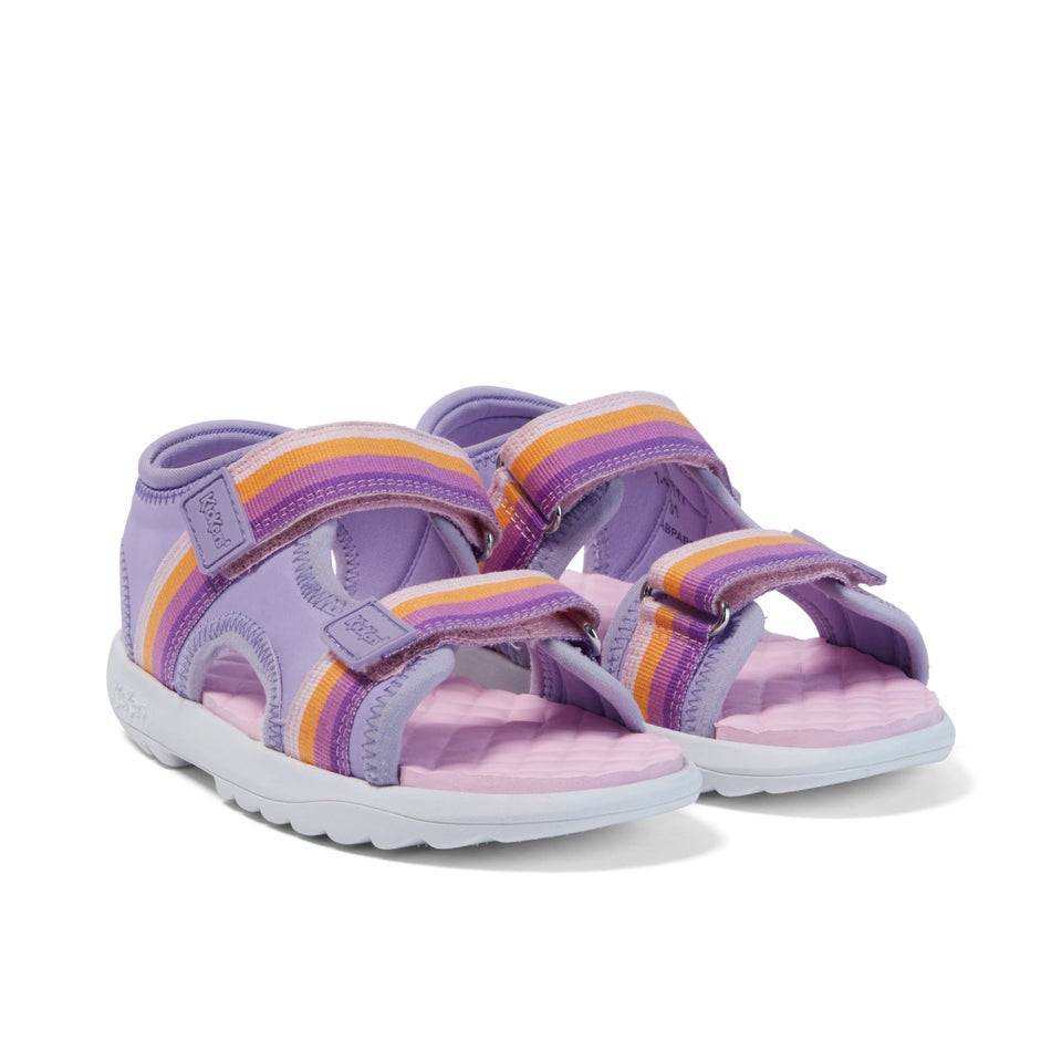 Junior Girls Kickster Sandal Purple