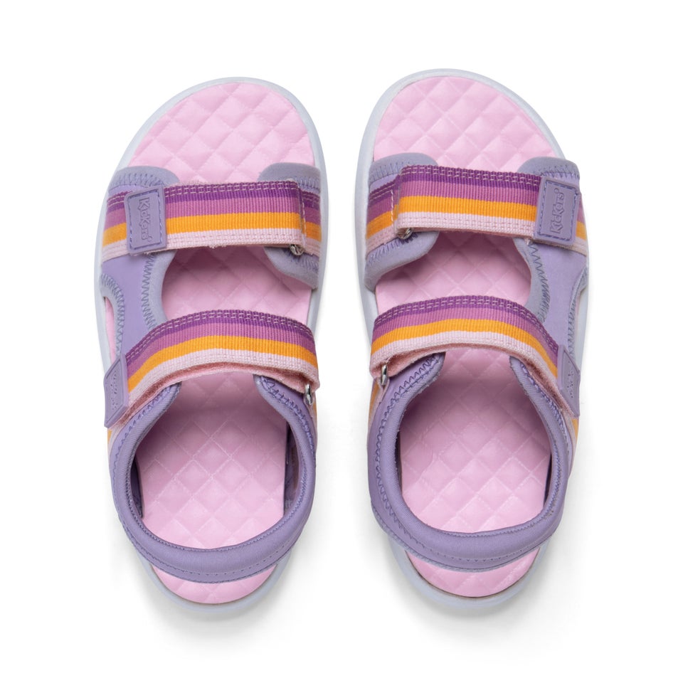 Junior Girls Kickster Sandal Purple