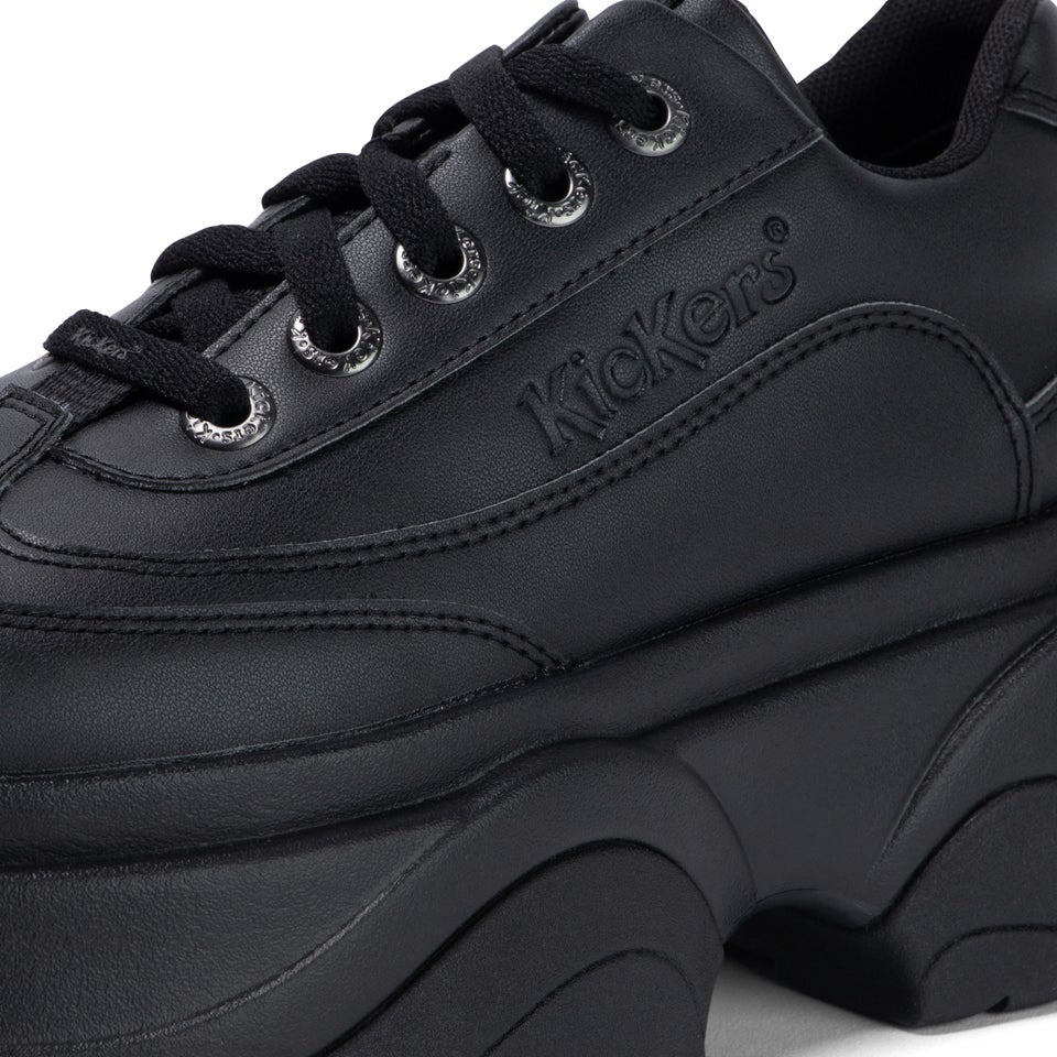 Adult Unisex Kade Lo Leather Alternative Black