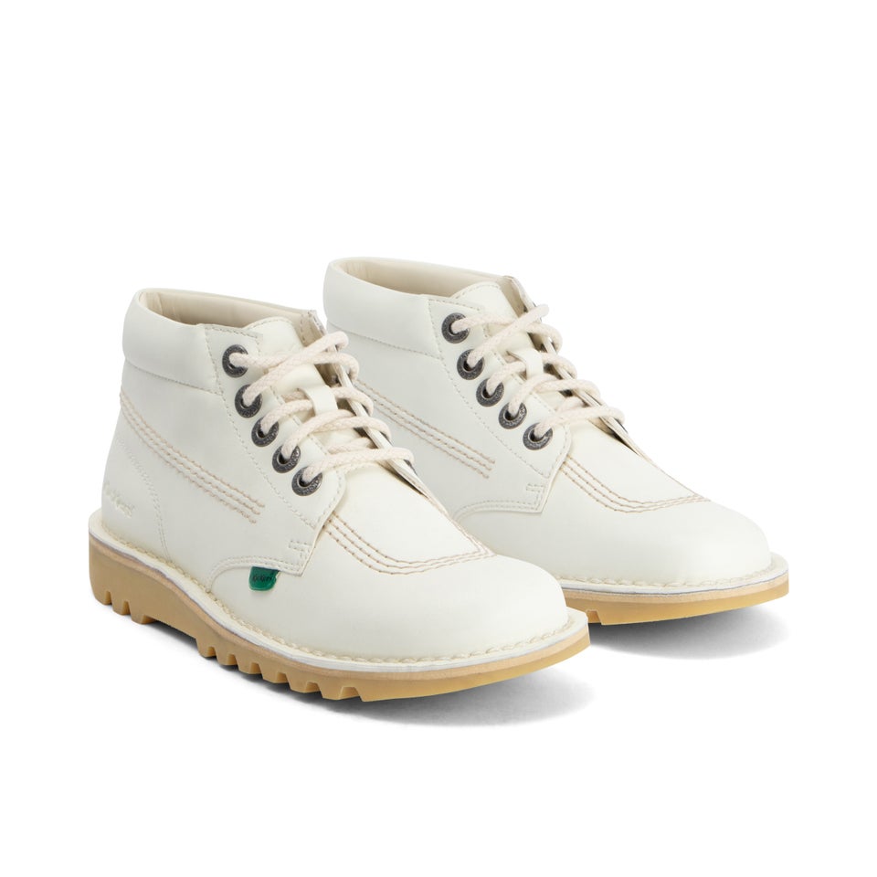 Adult Unisex Kick Hi Leather Alternative White