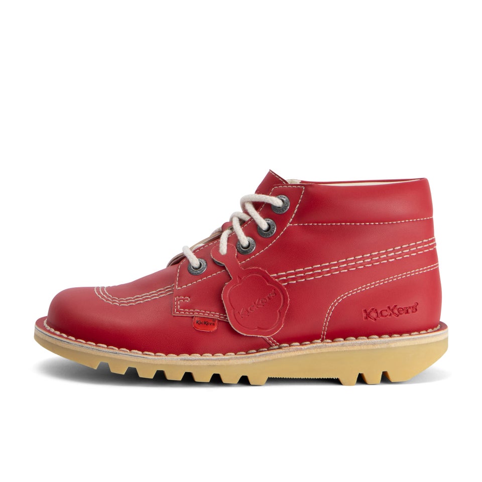 Adult Unisex Kick Hi Leather Alternative Red