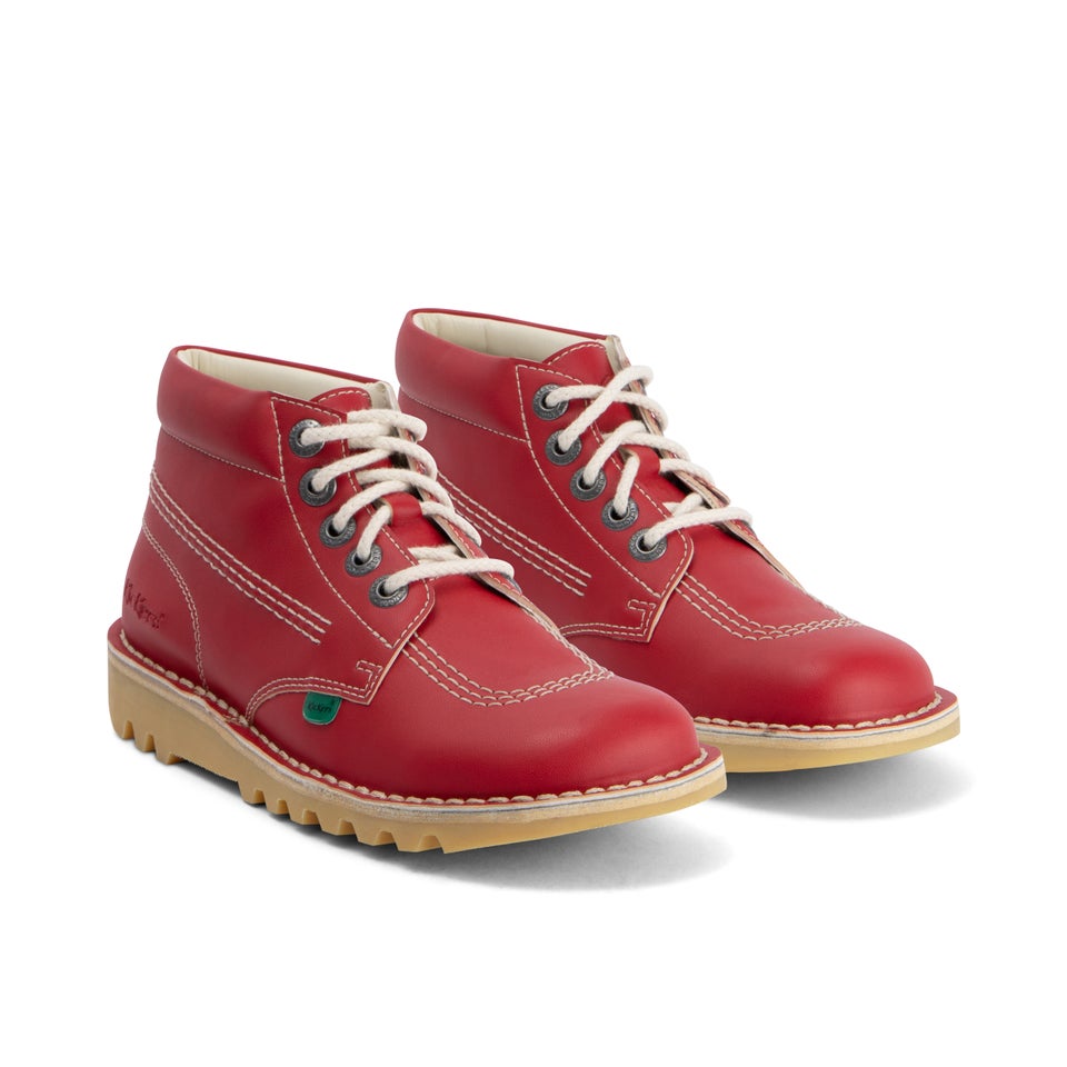 Adult Unisex Kick Hi Leather Alternative Red