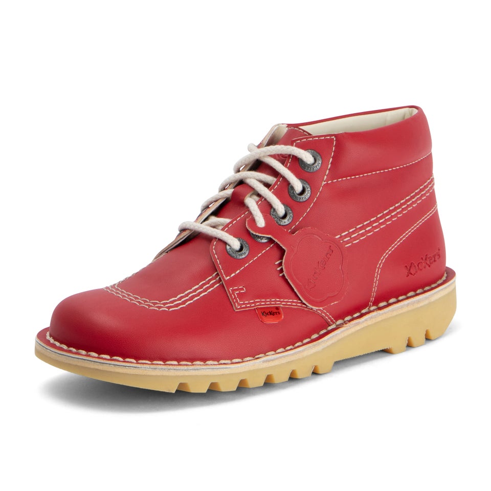 Adult Unisex Kick Hi Leather Alternative Red