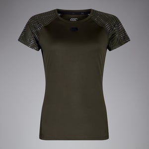 Womens Vapodri Superlight Graphic Tee Green