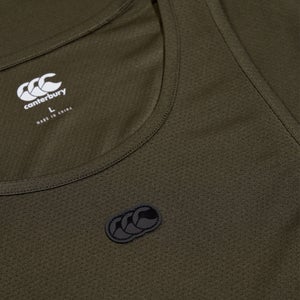 CANTERBURY VAPODRI SINGLET AM GREEN