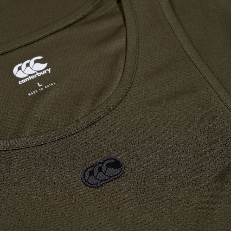 CANTERBURY VAPODRI SINGLET AM GREEN