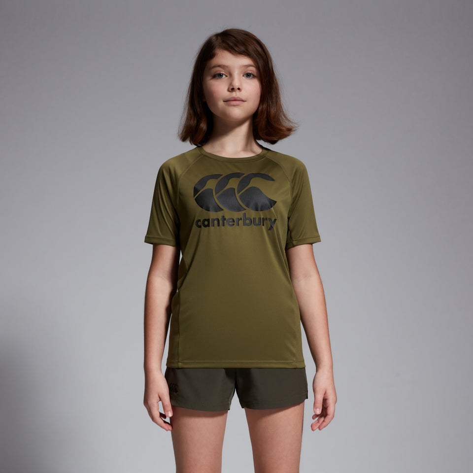 Junior Unisex Superlight Tee Olive Green