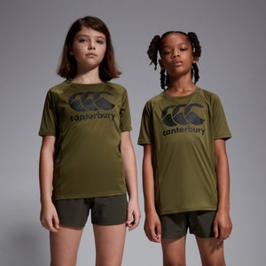 JUNIOR UNISEX SUPERLIGHT TEE OLIVE GREEN - AGE 8