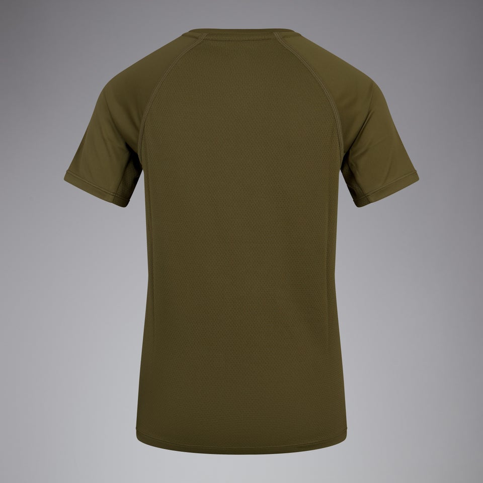 Junior Unisex Superlight Tee Olive Green