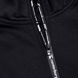 Mens 1/4 Zip Fleece Black/White