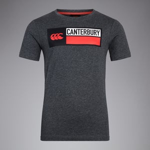 CANTERBURY COTTON LOGO TEE JU GREY