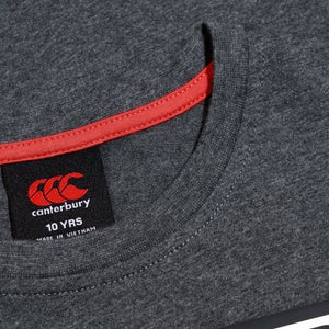 CANTERBURY COTTON LOGO TEE JU GREY