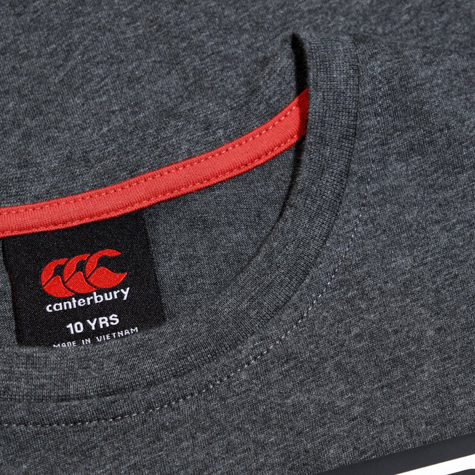 CANTERBURY COTTON LOGO TEE JU GREY