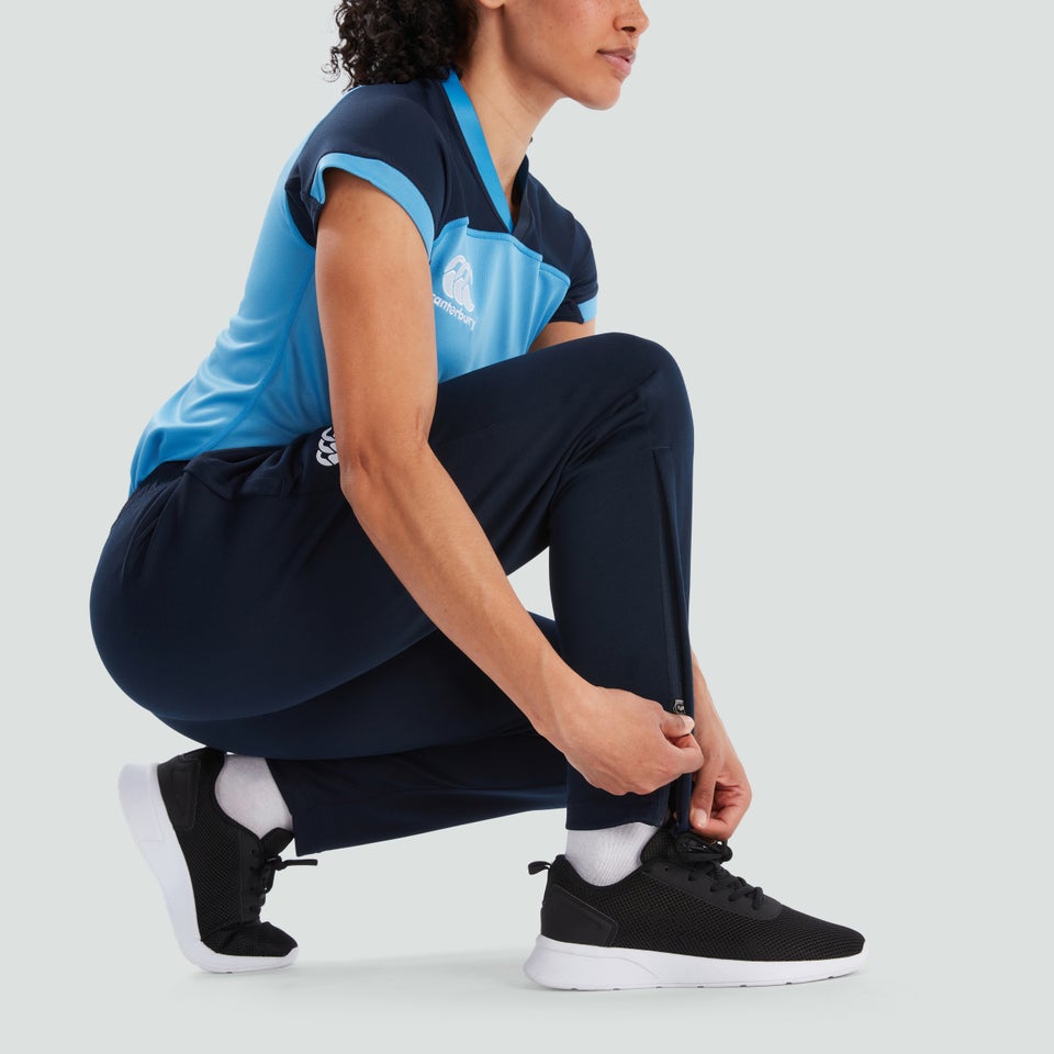 Womens Stretch Tapered Pant Navy