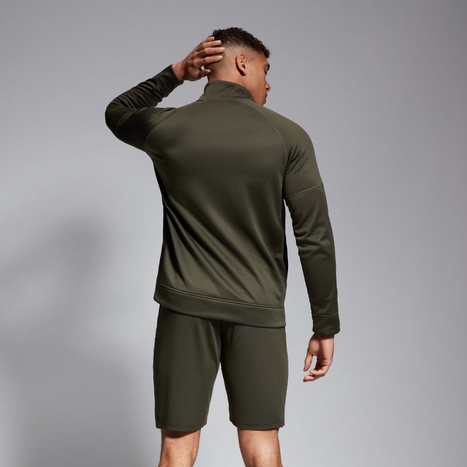 Mens 1/2 Zip Thermoreg Fleece Green