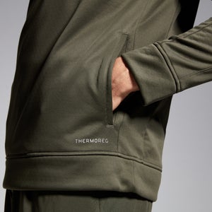 Mens 1/2 Zip Thermoreg Fleece Green