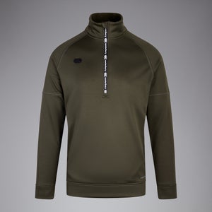 CANTERBURY 1/2 ZIP THERMOREG FLEECE AM GREEN
