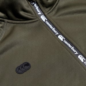 CANTERBURY 1/2 ZIP THERMOREG FLEECE AM GREEN