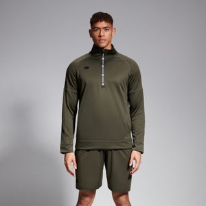 CANTERBURY 1/2 ZIP THERMOREG FLEECE AM GREEN