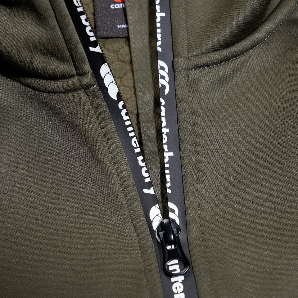 CANTERBURY 1/2 ZIP THERMOREG FLEECE AM GREEN