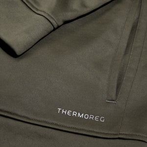 Mens 1/2 Zip Thermoreg Fleece Green