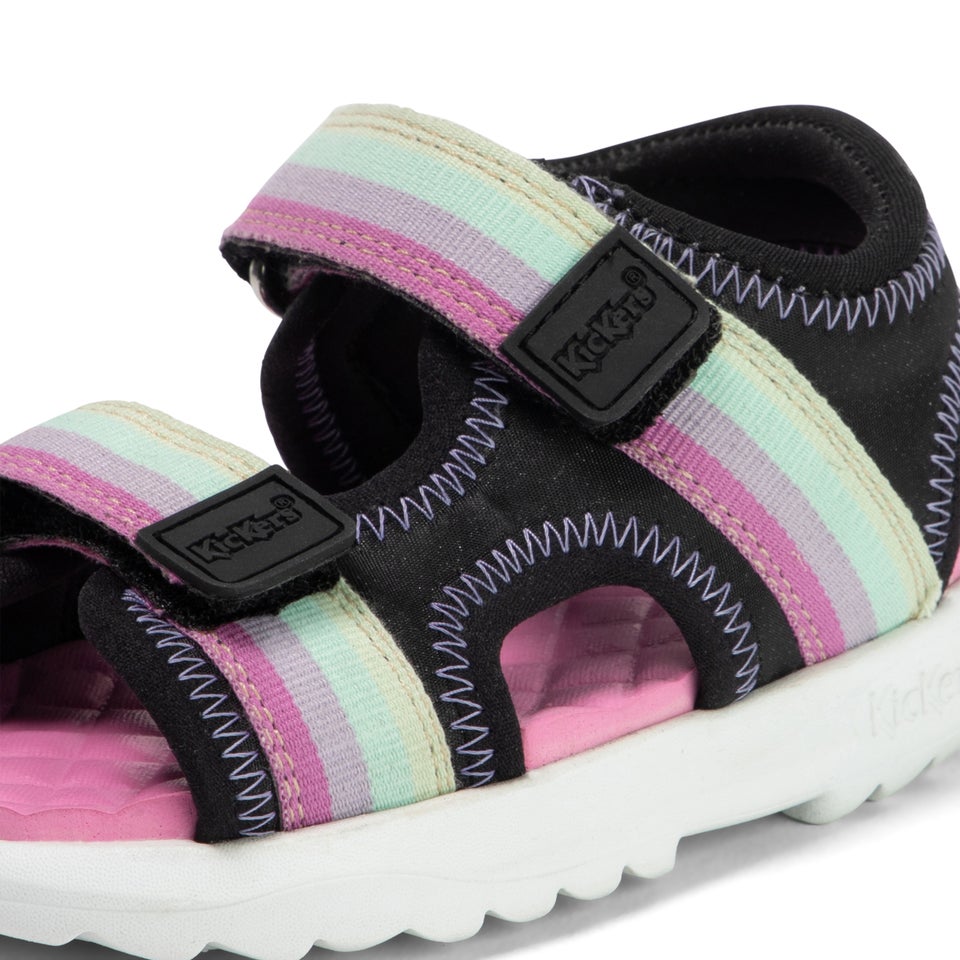 Infant Girls Kickster Sandal Black