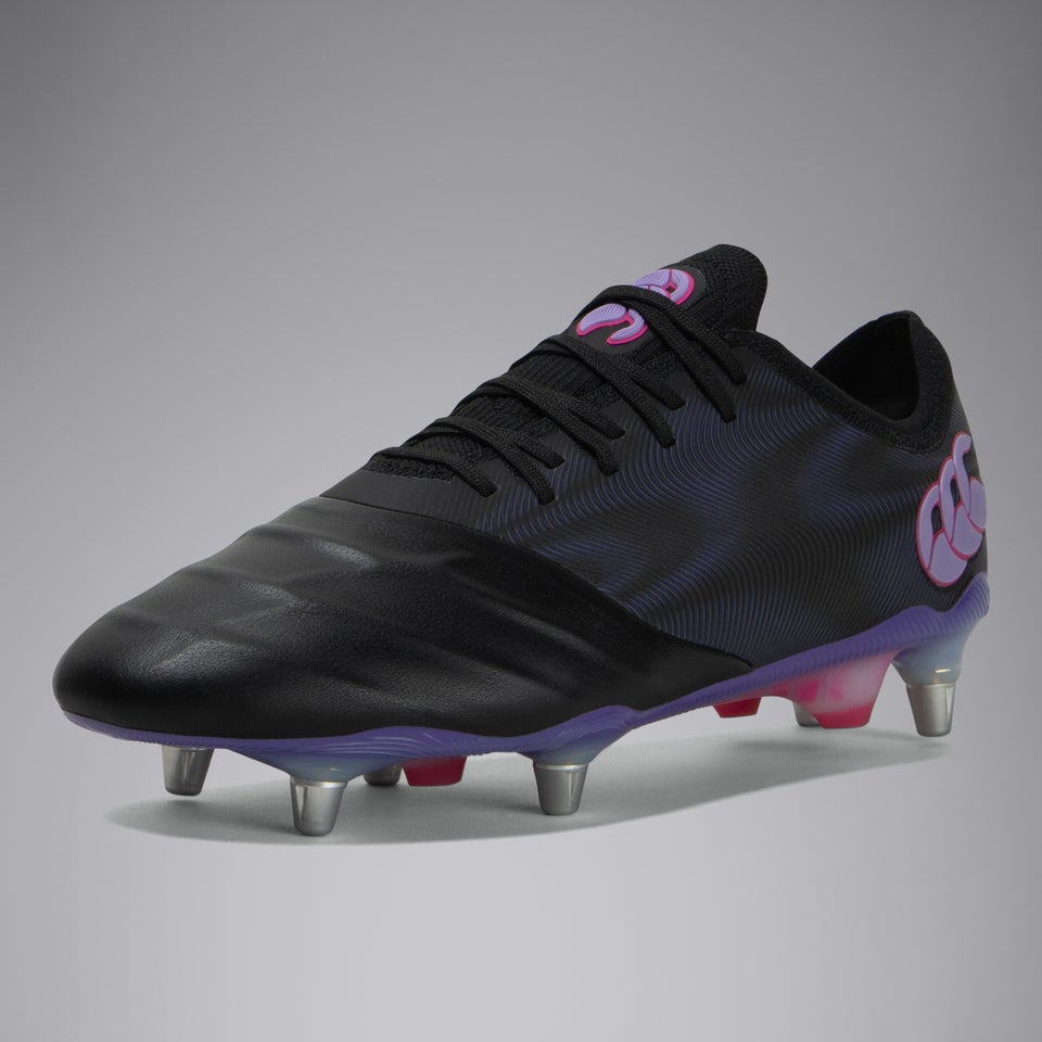 Adult Unisex Phoenix Genesis Elite Soft Ground Boots Black/Purple