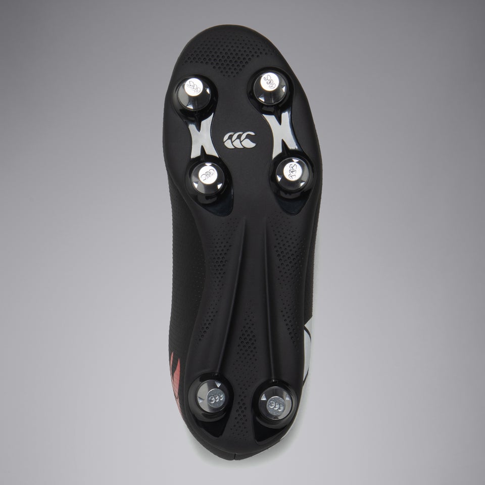 Junior Unisex Speed Razenior Soft Ground Boots Black/White