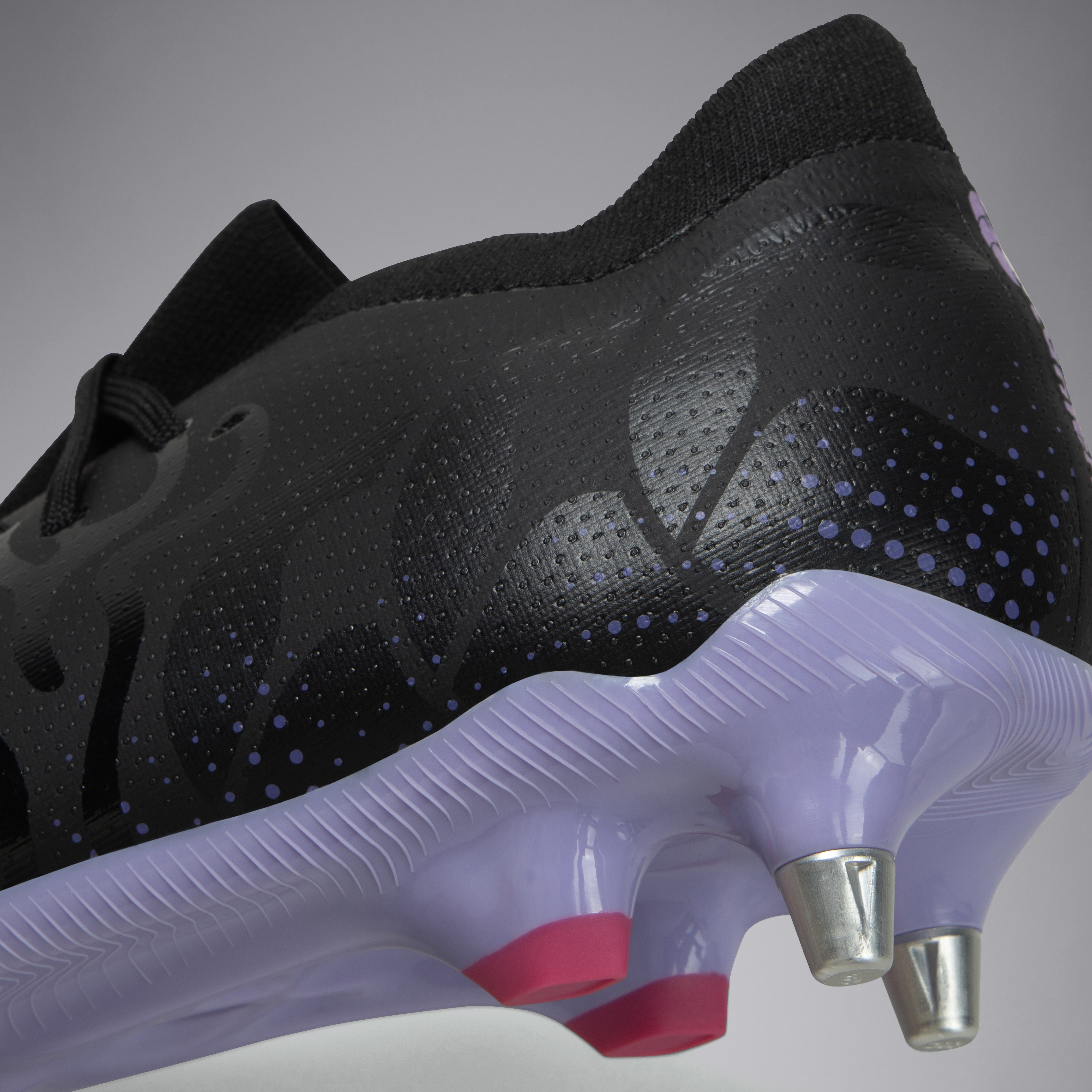 Adult Unisex Speed Infinite Pro Soft Ground Boots Black/Purple