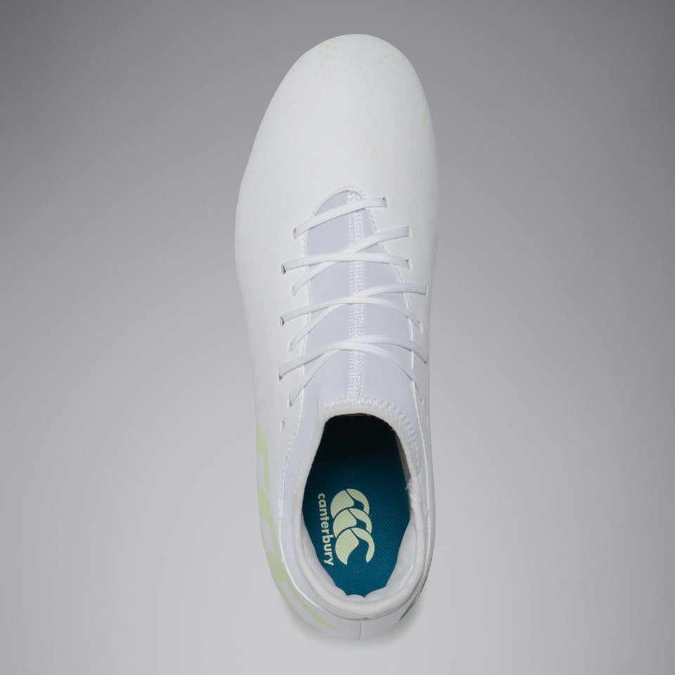 Adult Unisex Speed Infinite Team Soft Ground Boots White/Yellow