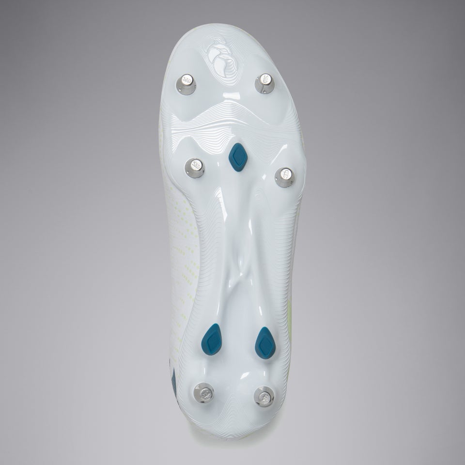 Adult Unisex Speed Infinite Team Soft Ground Boots White/Yellow