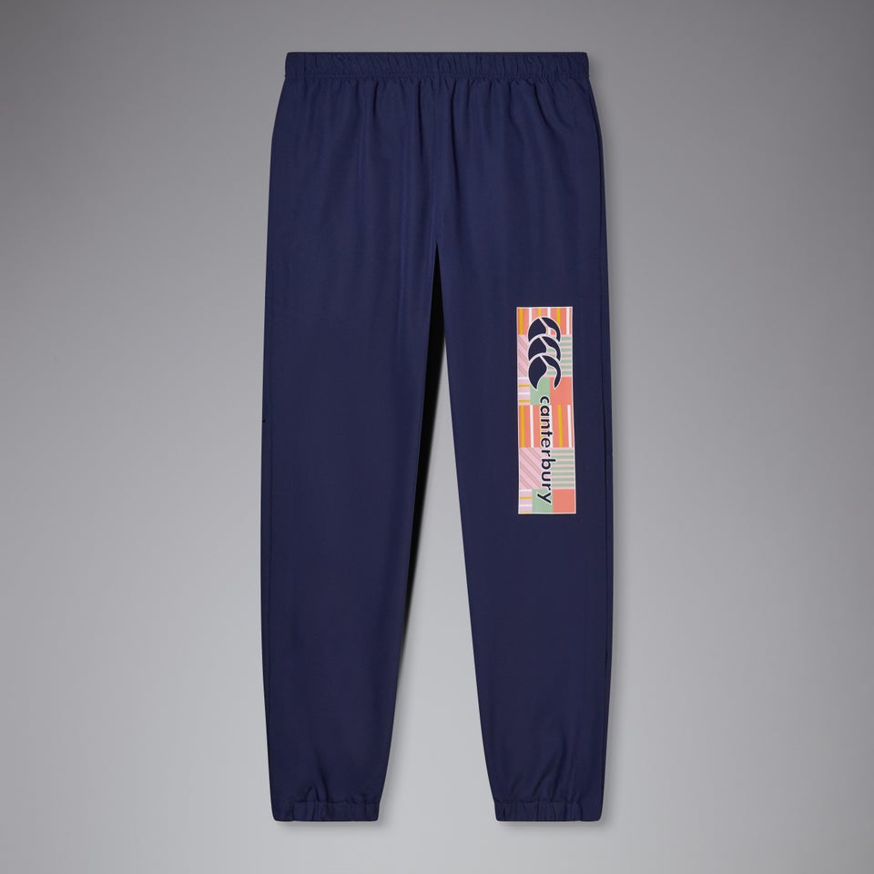 Womens Uglies Tapered Cuff Stadium Pant Navy