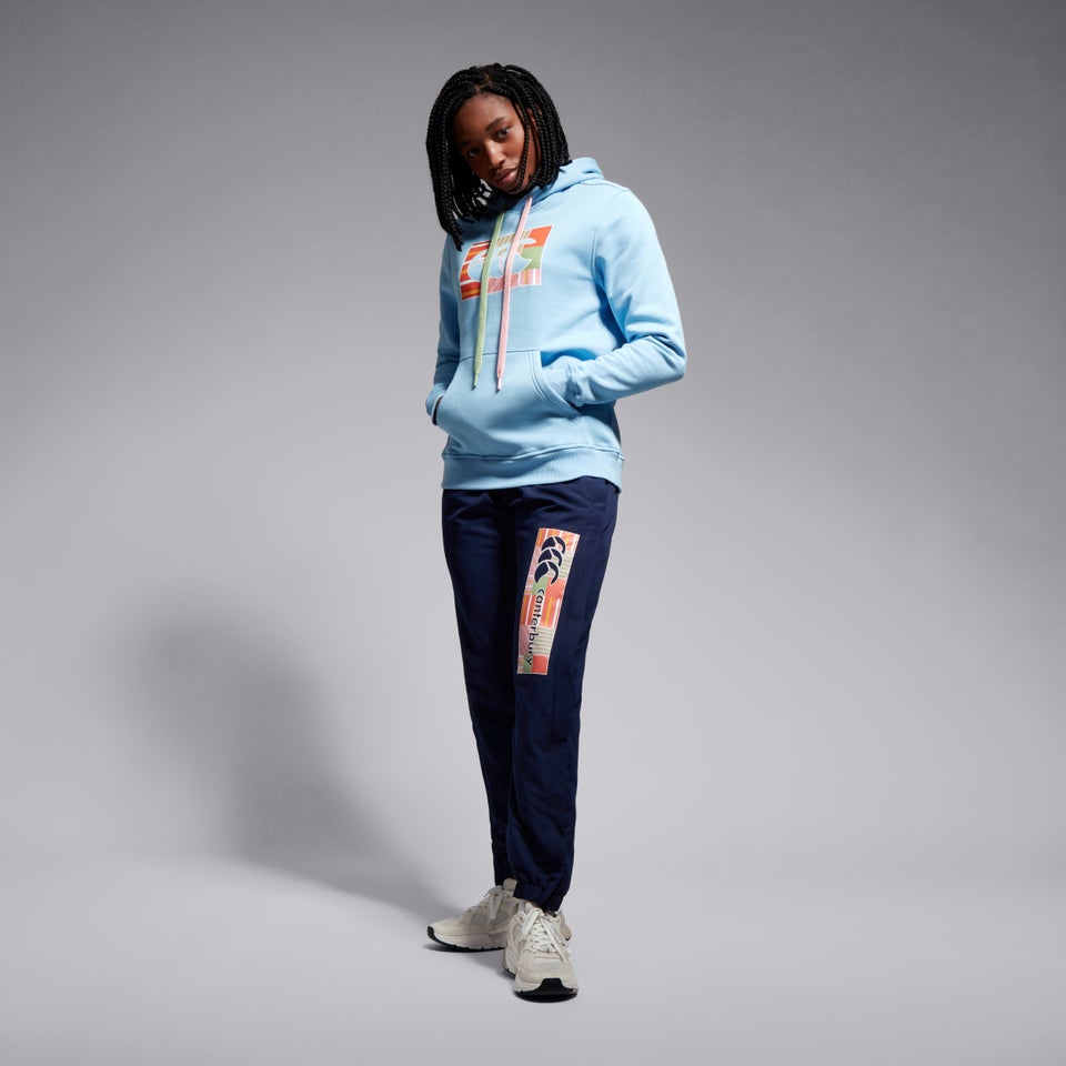 Womens Uglies Tapered Cuff Stadium Pant Navy