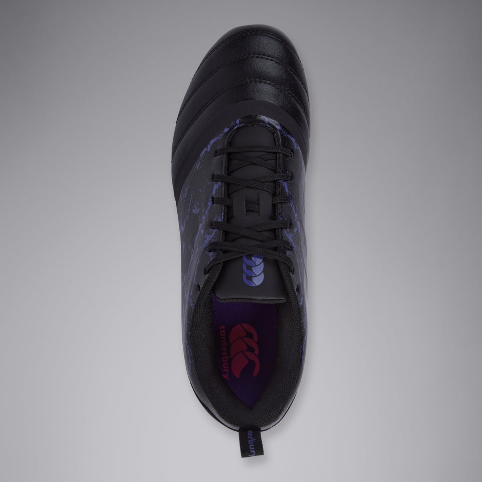 Adult Unisex Stampede Team Soft Ground Boots Black/Purple