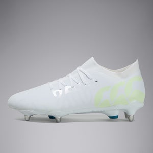 ADULT UNISEX SPEED INFINITE PRO SOFT GROUND BOOTS WHITE/YELLOW - 5