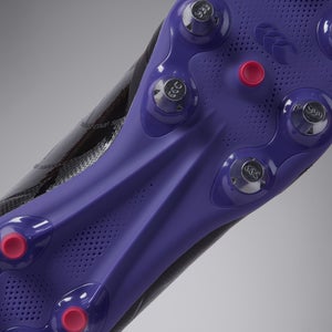 Adult Unisex Stampede Pro Soft Ground Boots Black/Purple