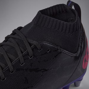 Adult Unisex Stampede Pro Soft Ground Boots Black/Purple