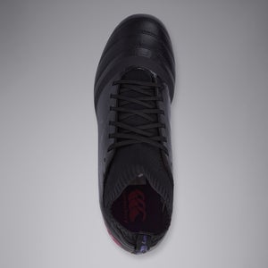 Adult Unisex Stampede Pro Soft Ground Boots Black/Purple