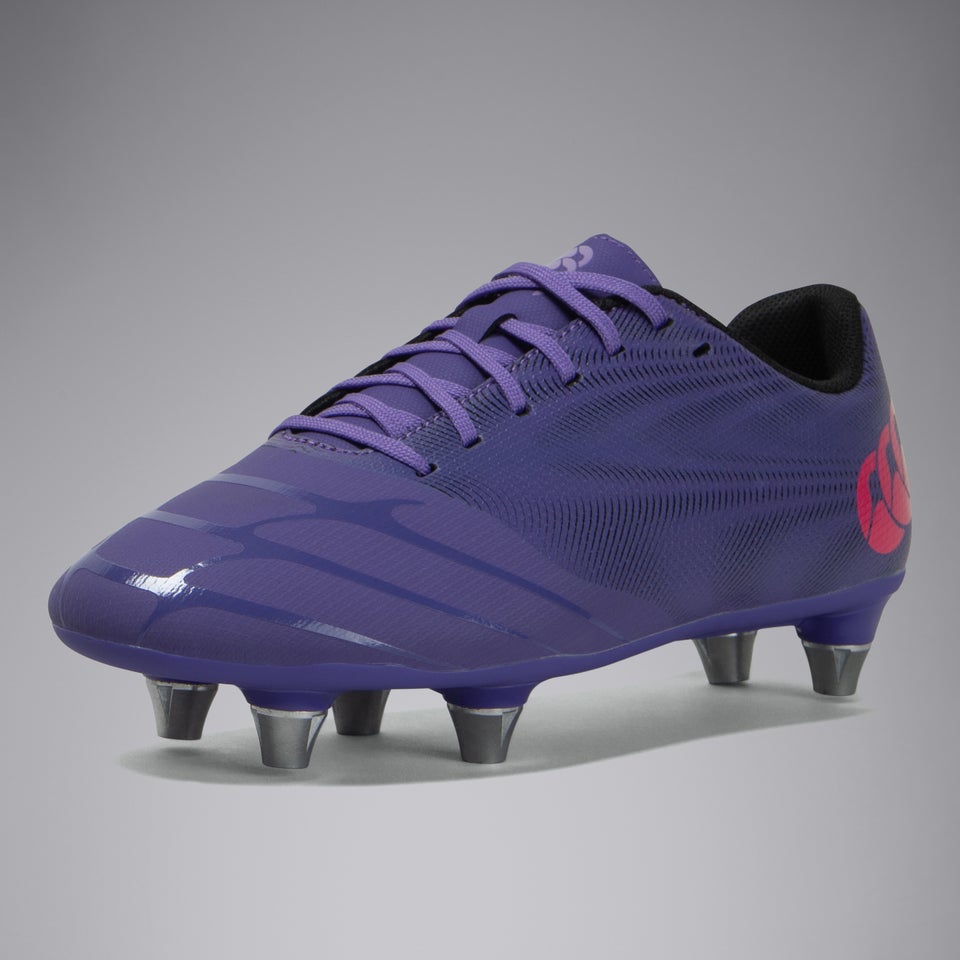 Junior Unisex Phoenix Genesis Team Soft Ground Boots Purple