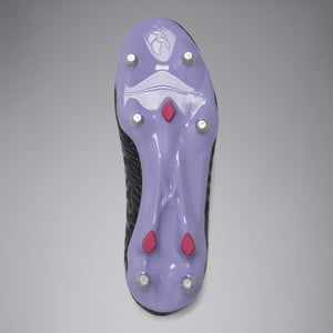 Adult Unisex Speed Infinite Team Soft Ground Boots Black/Purple