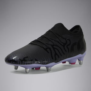 Adult Unisex Speed Infinite Team Soft Ground Boots Black/Purple