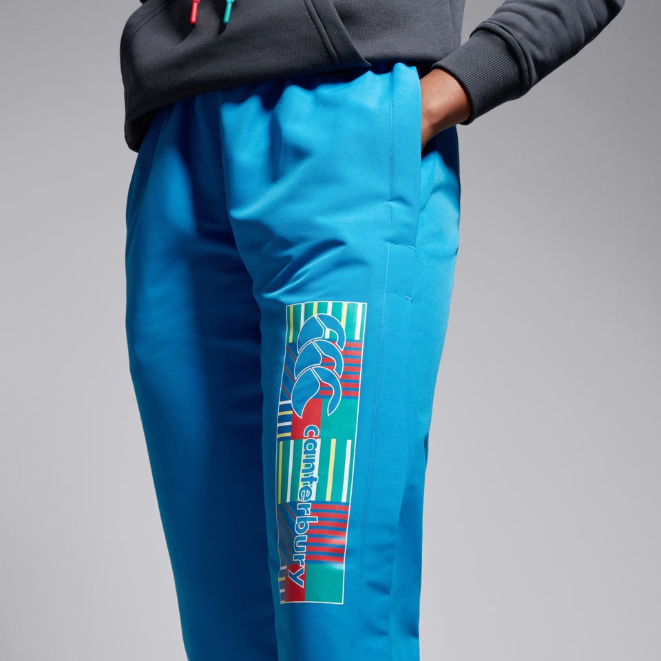 Womens Uglies Tapered Cuff Stadium Pant Blue