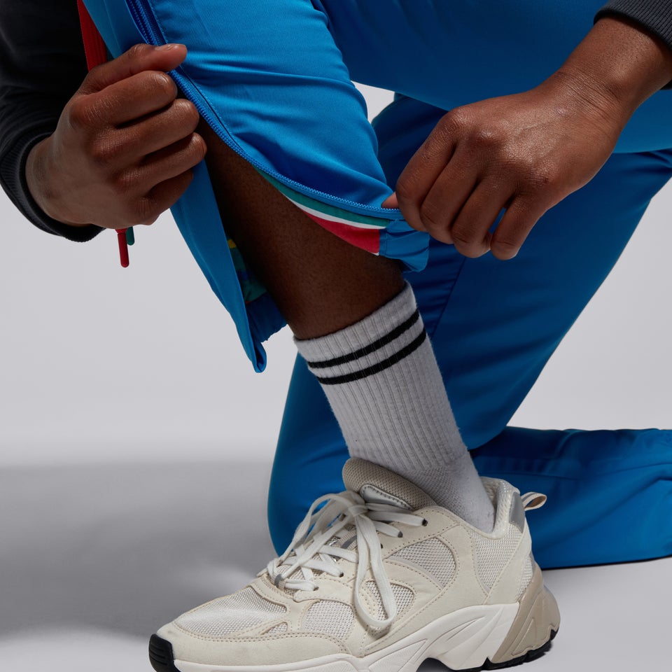 Womens Uglies Tapered Cuff Stadium Pant Blue