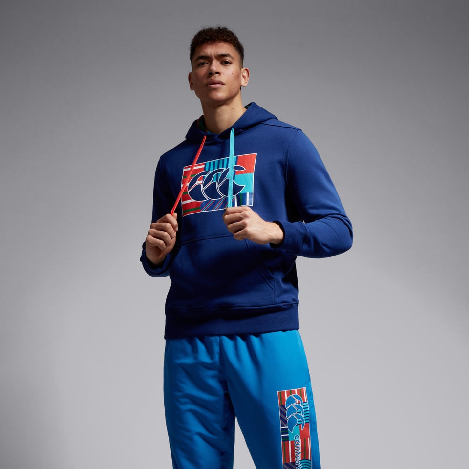 Mens Uglies Overhead Hoody Blue